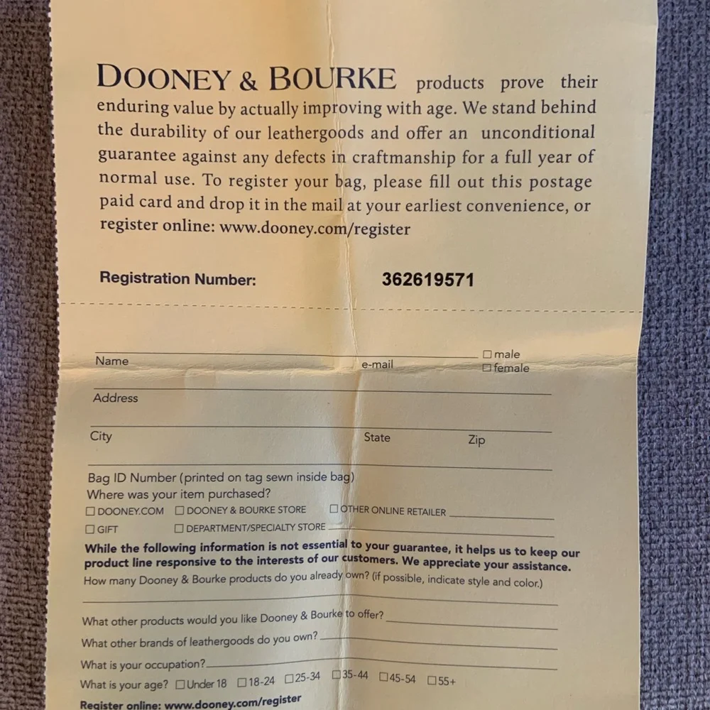 BNWOT- Dooney & Bourke Suede Domed Crossbody- Wine - Picture 6 of 7